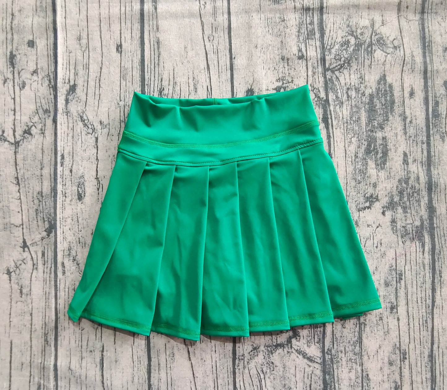 Baby Girls Green Yoga Skorts Pleated Skirts Bottom