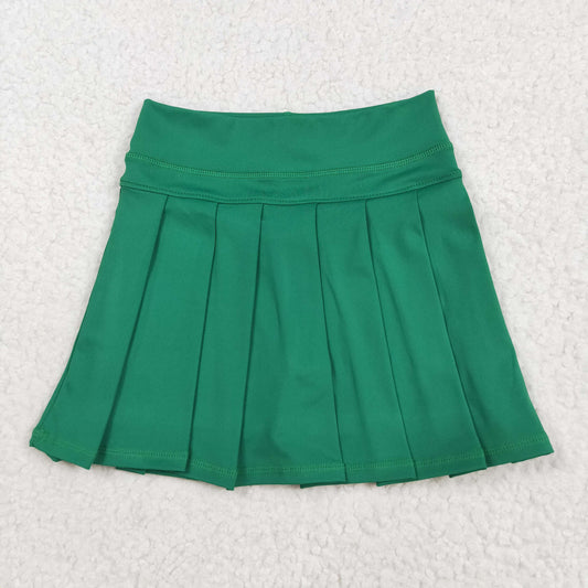 Baby Girls Green Yoga Skorts Pleated Skirts Bottom