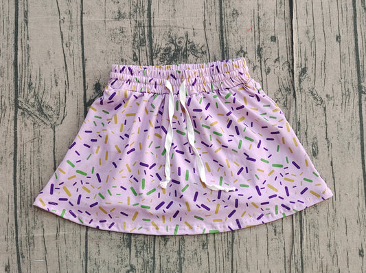 Baby Girls Purple Sprinkles Team Skirts Shorts Bottom Preorder