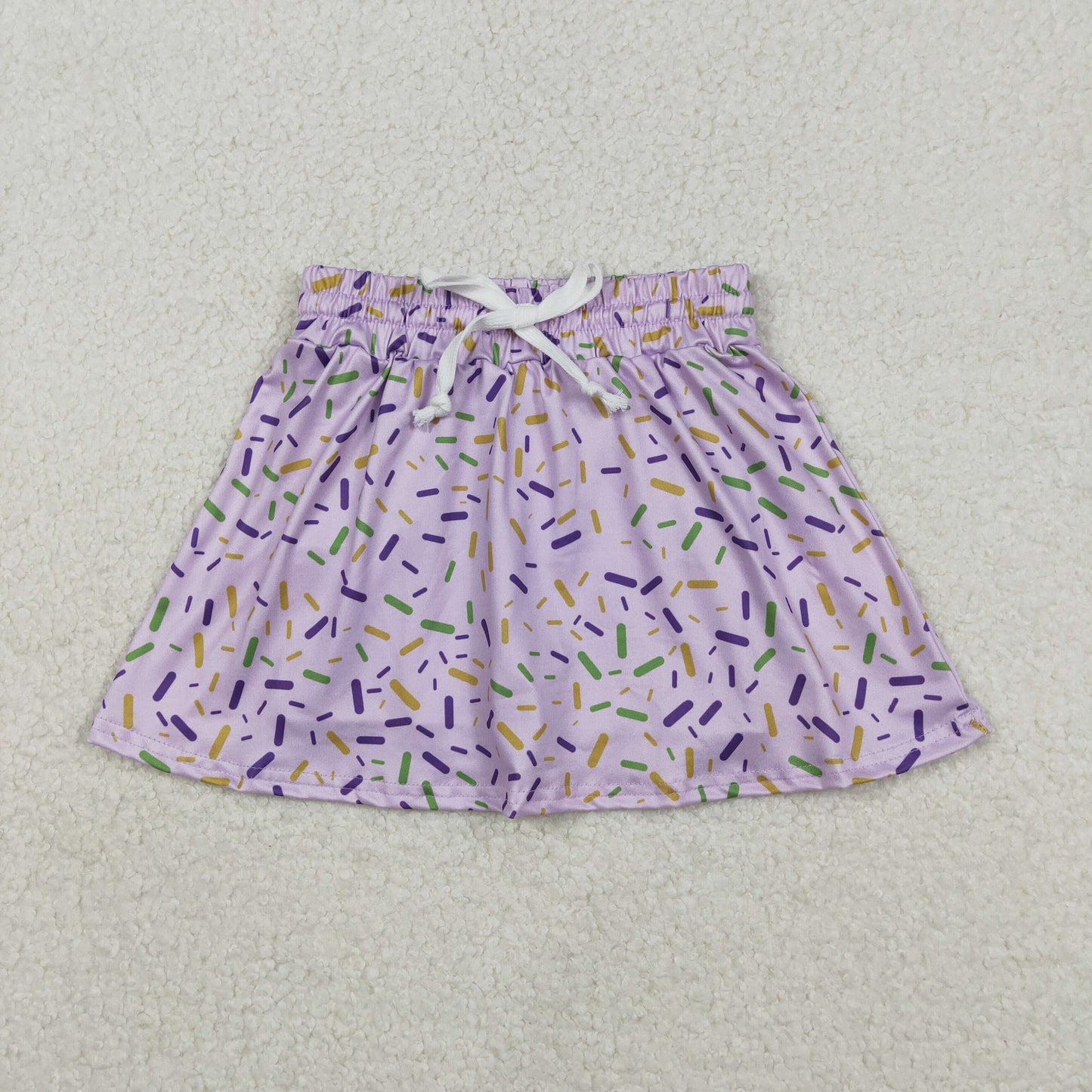 Sibling 4 Colors Baby Girls Mardigras Skirt Shorts Bottom