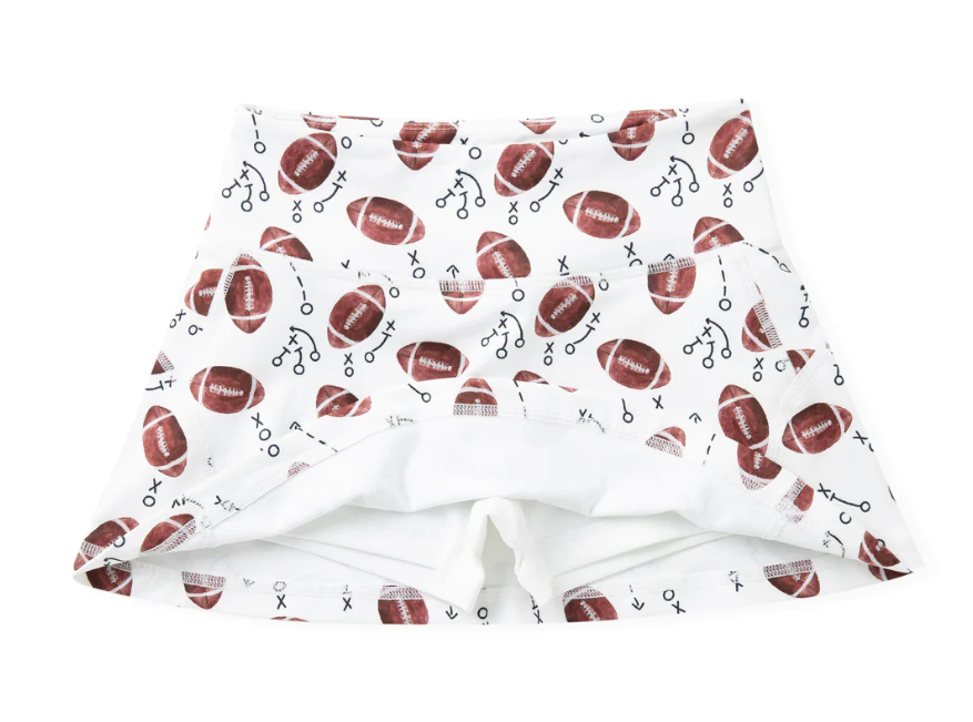 Baby Girls Footballs Team Yoga Skirt Shorts Bottom Preorder
