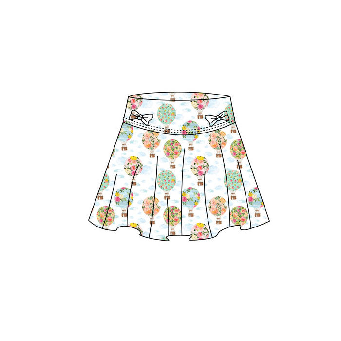 Baby Girls Flowers Hot Balloons Yoga Skirt Shorts Bottom Preorder