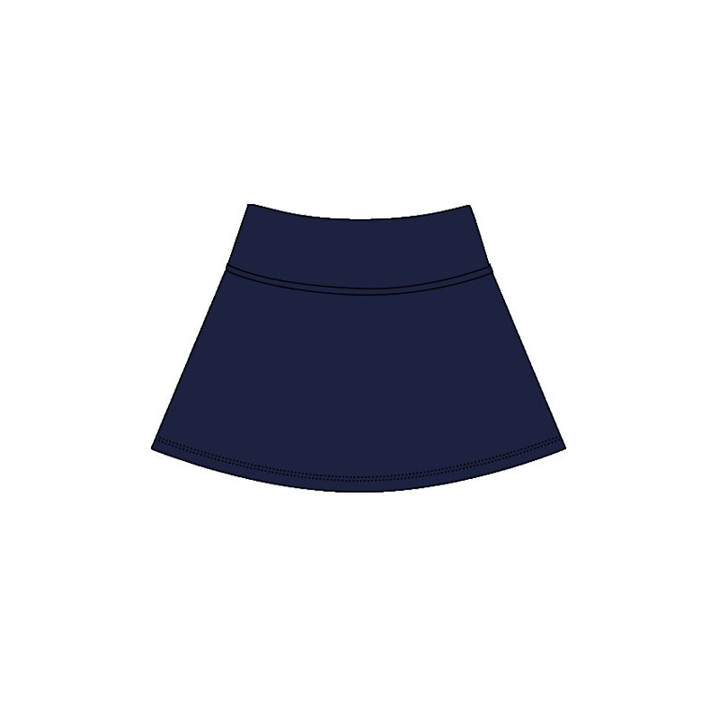 Baby Girls Navy Yoga Active Skirt Shorts Bottom Preorder