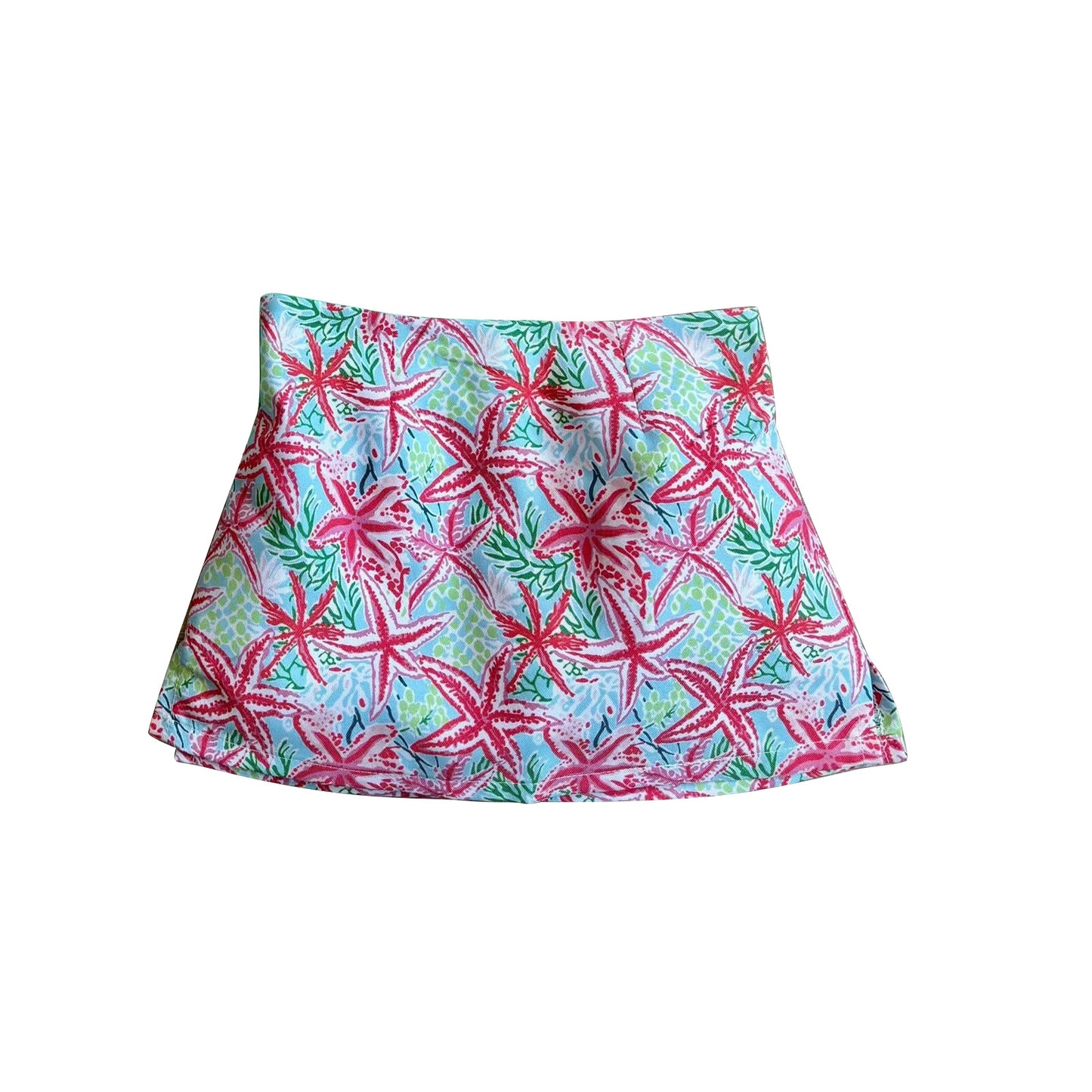 Baby Girls Starfishes Sea World Yoga Active Skirt Shorts Bottom Preorder