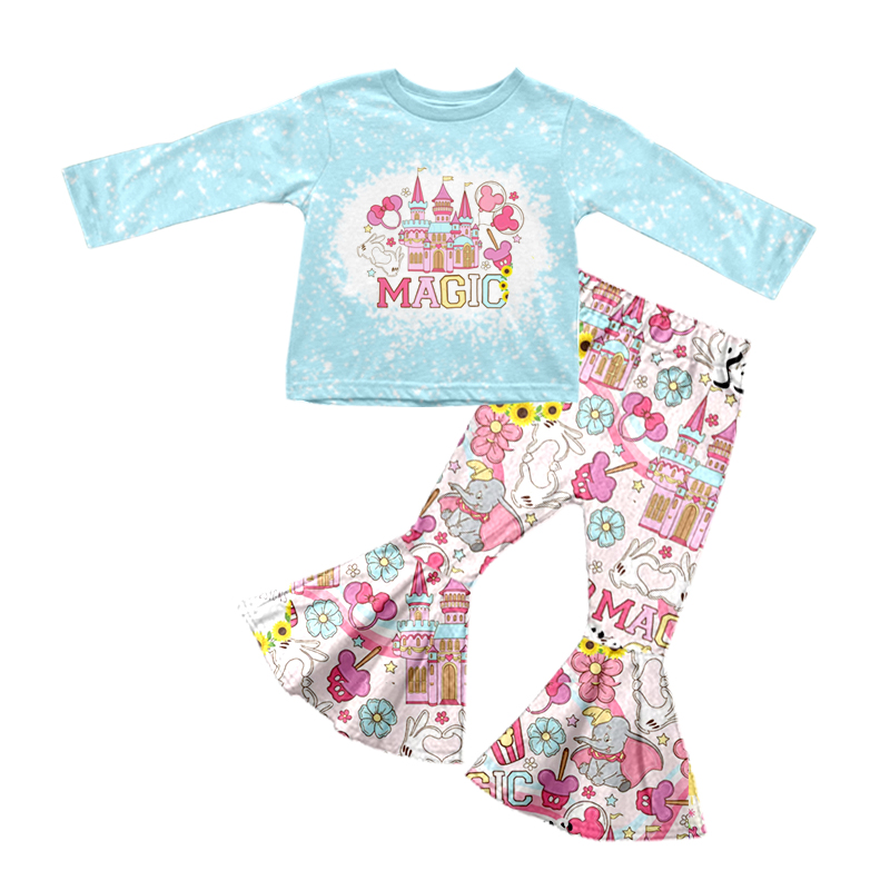 Baby Girls Magic Castle Tops Bell Pants Clothes Sets preorder