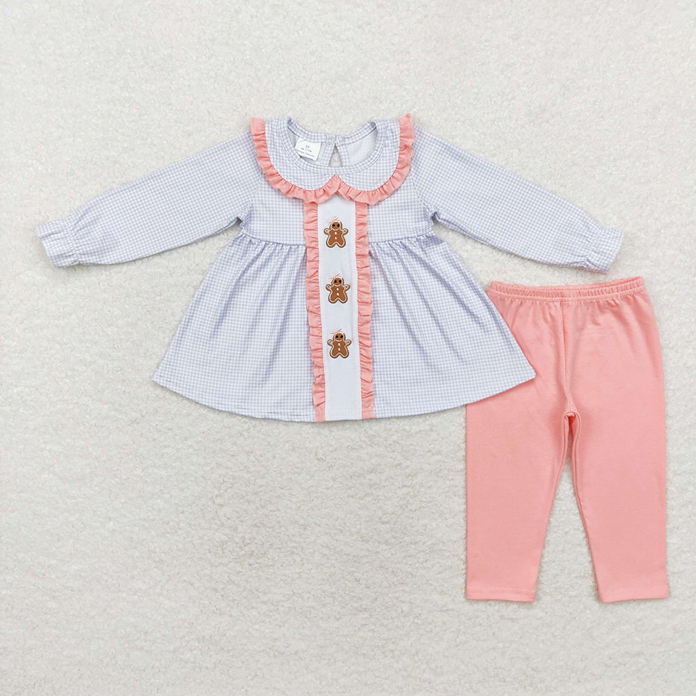 Baby Girls Gingerbread Sibling Dress Outfits Clothes Sets