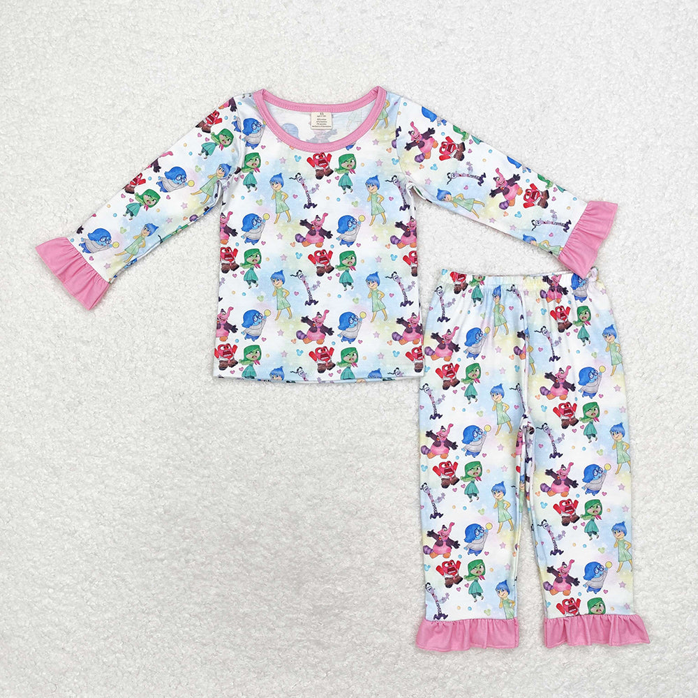 Sibling Baby Girls Outside Dresses Bell Pants Pajamas Clothes Sets