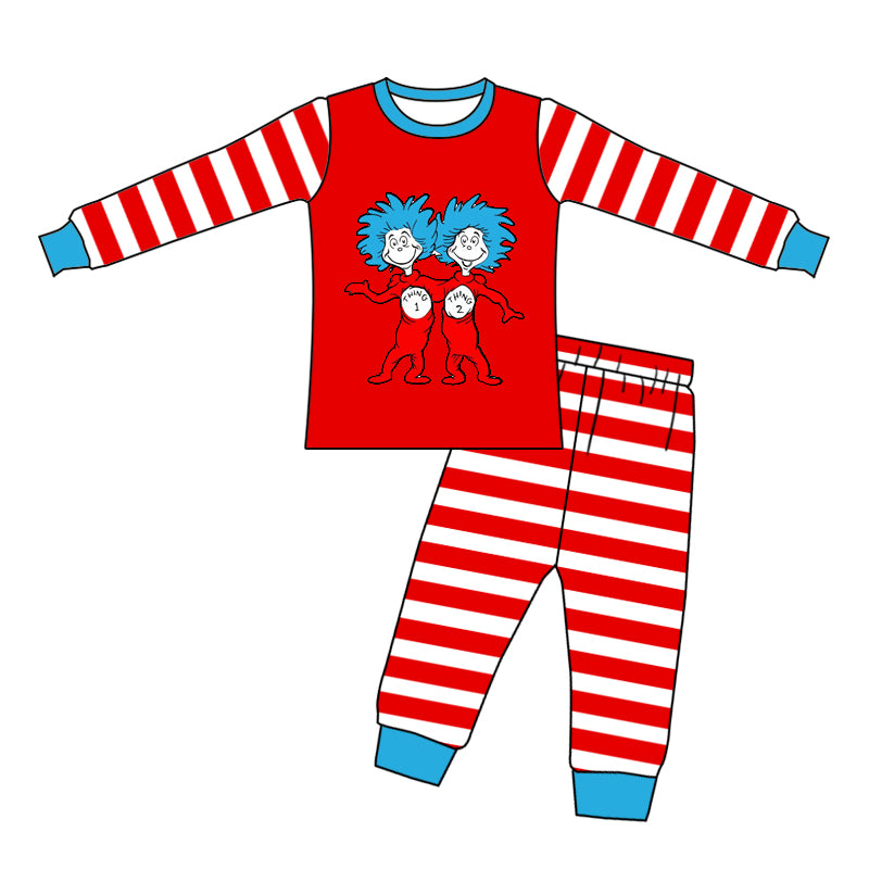 Baby Boys Dr Reading Red Shirt Pants Pajamas Clothes Sets Preorder