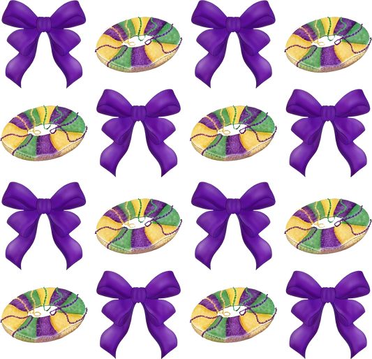 Baby Girls Mardigras Donuts Anchor Bows Checked Tunic Ruffle Pants Clothes Sets Preorder