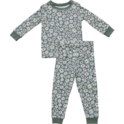 Baby Girls Daisy Flowers Top Pants Fall Pajamas Sets Preorder