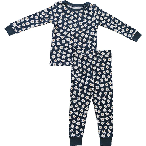 Baby Girls Small Flowers Top Pants Fall Pajamas Sets Preorder