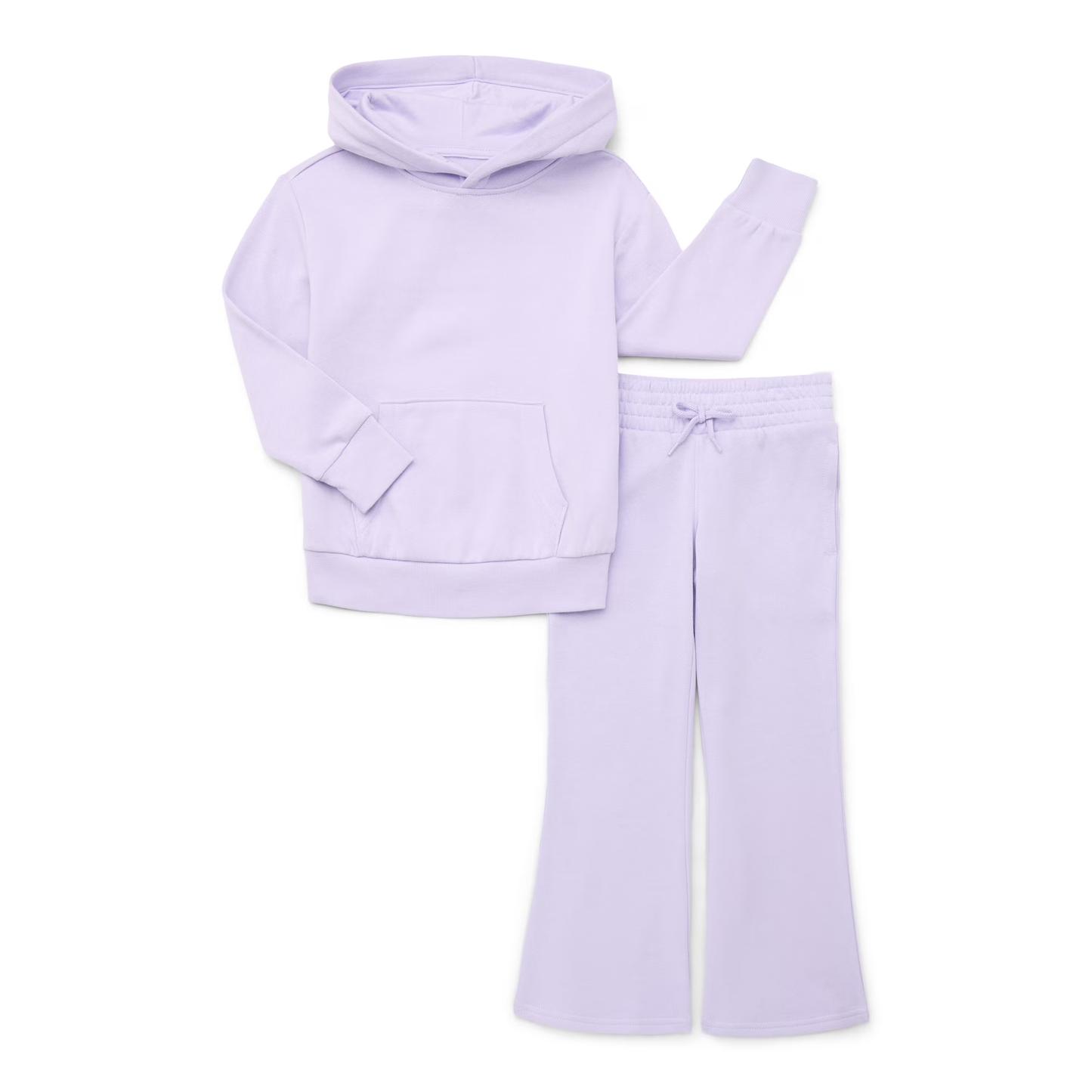 Baby Girls Lavender Pocket Hoodie Top Flare Pants Clothes Sets Preorder