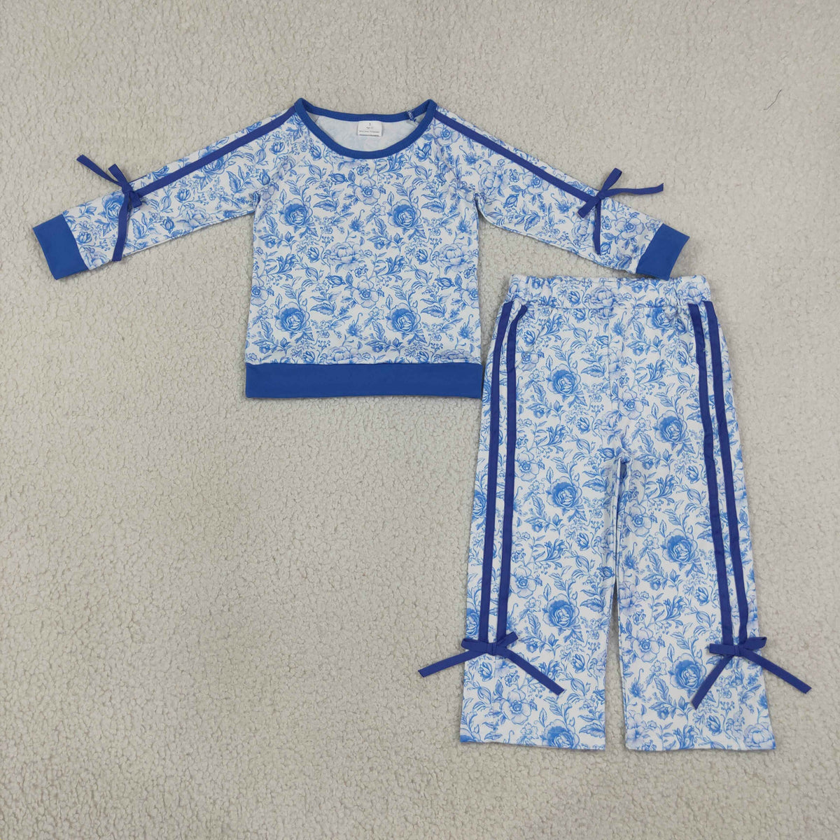 Sibling Baby Girls Ghost Pumpkins Deer Camo Top Pockets Bows Pant Fall Clothes Sets