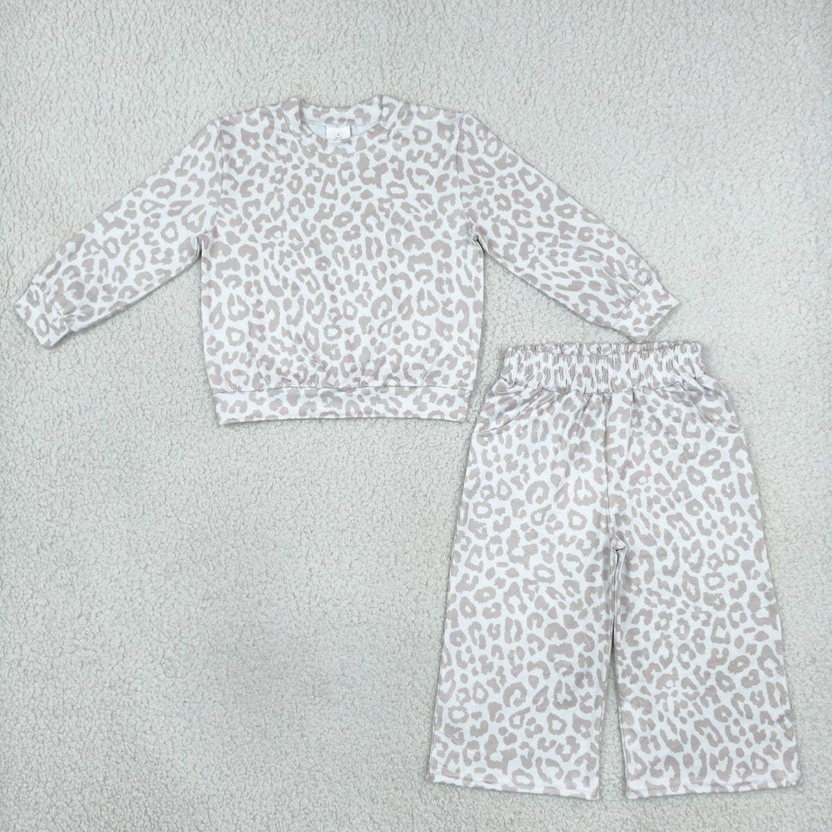 Sibling Baby Girls Long Sleeves Shirts Top Pockets Flare Pant Clothes Sets