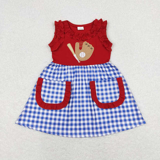 Sibling Girls Baby Boys Red Baseball Rompers Sibling Clothes Suits