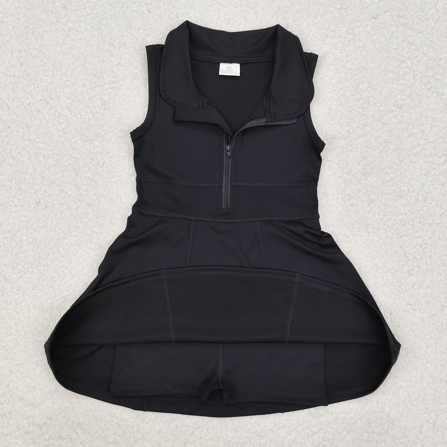 Sibling Baby Girls 6 Style Black Athletic Active Wear Work Out Dresses Set