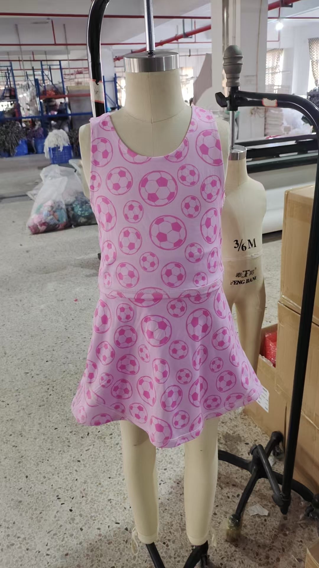 Baby Girls Football Athletic Active Wear Top Shorts Skirts Clothes Sets