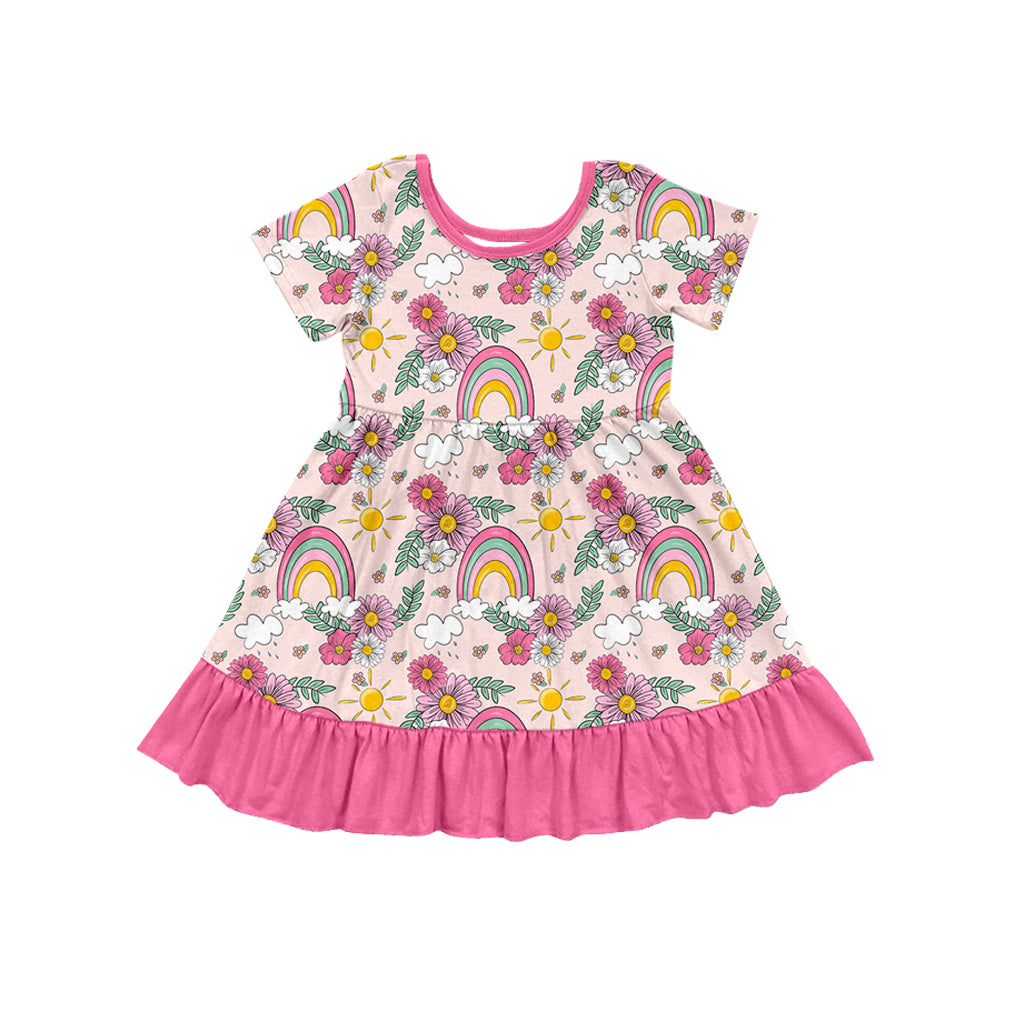 Baby Girls Sassy Little Soul Ruffle Knee Length Dresses Preorder