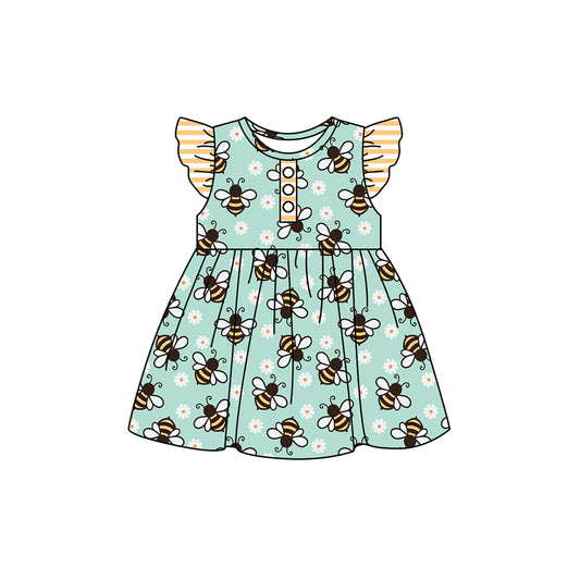 Baby Girls Honey Bee Knee Length Dresses Preorder