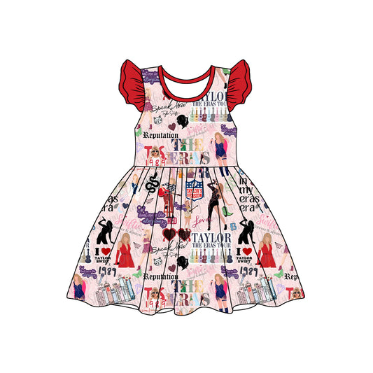 Baby Girls Singer 1989 TS Red Pearl Dresses Preorder