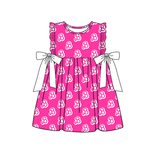 Baby Girls Doll B Bows Knee Length Dresses Preorder