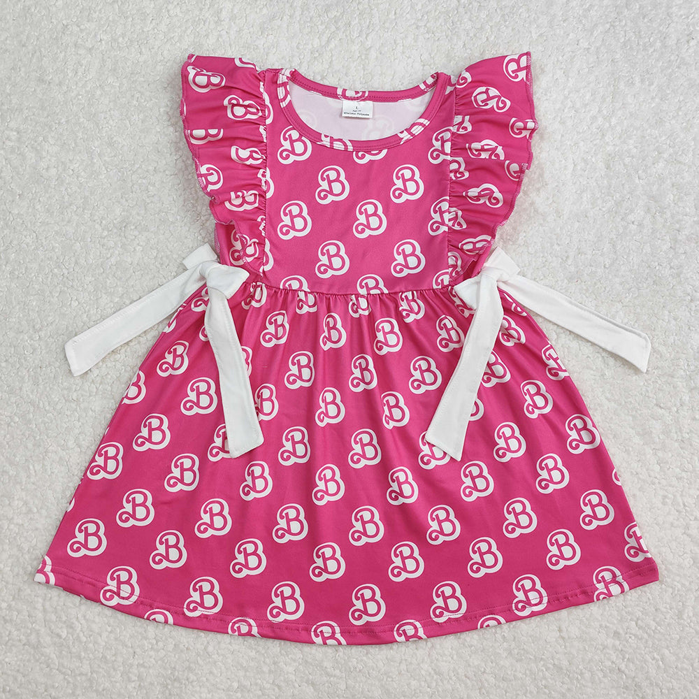 Sibling Baby Girls Doll B Bows Rompers Dresses