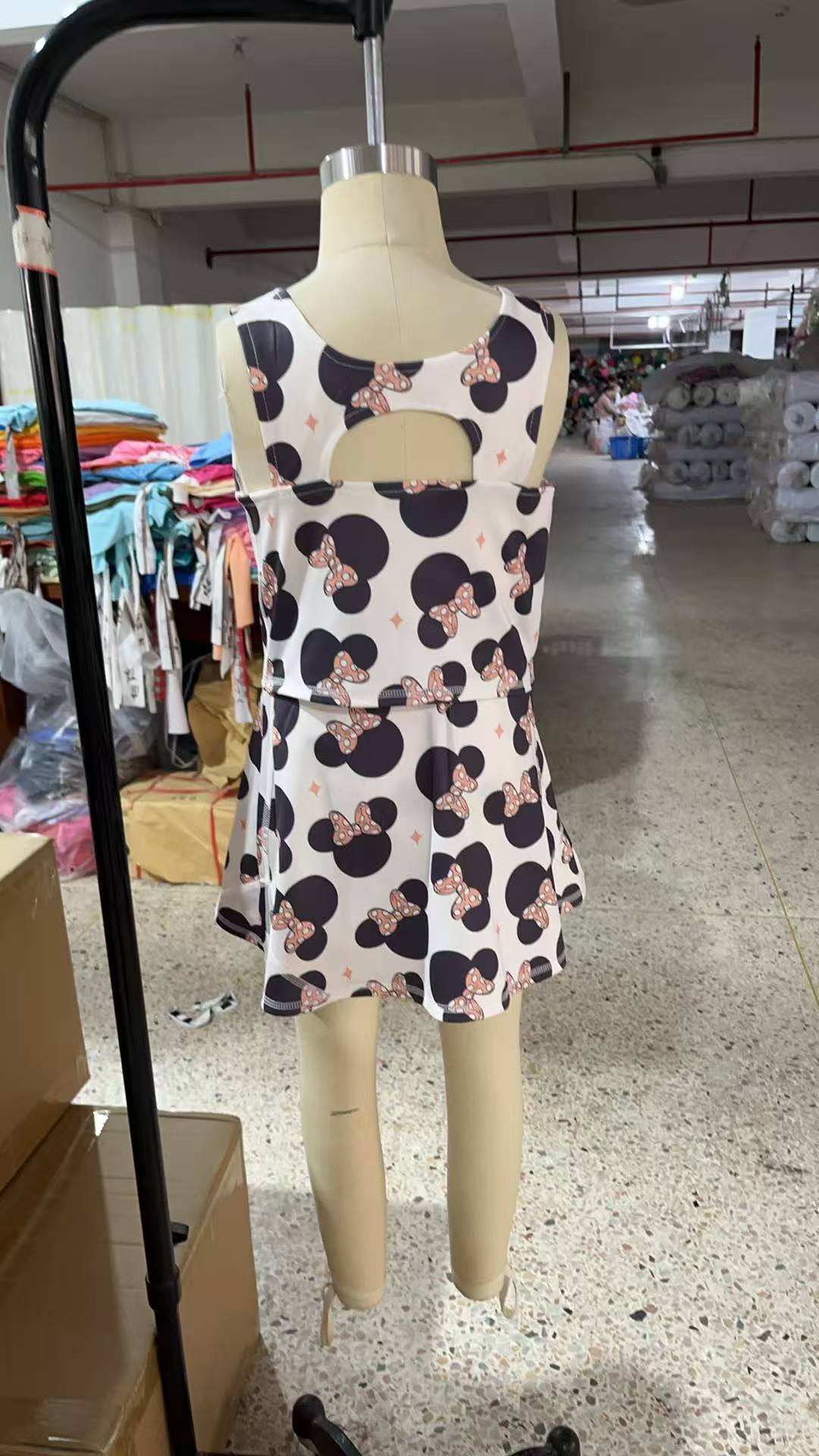 Baby Girls Cartoon Mouse Top Skort Clothes Sets