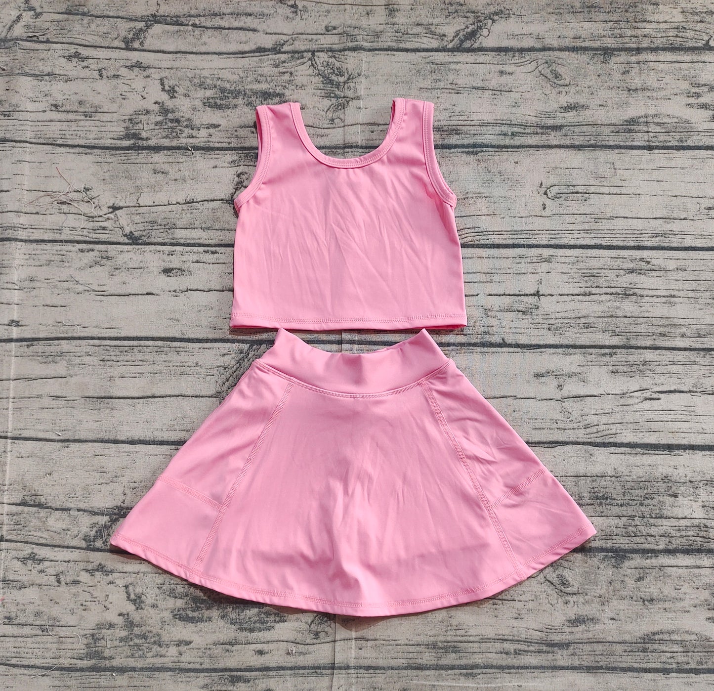 Baby Girls Rust Vest Top Sports Skorts Clothes Sets