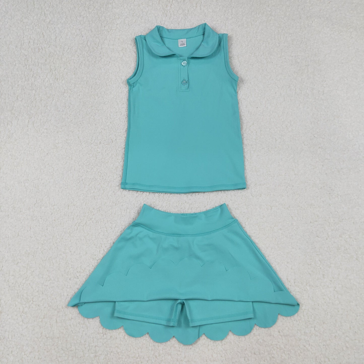 Sibling Baby Girls Aqua Yoga Active Jumpsuits Clothes Suits