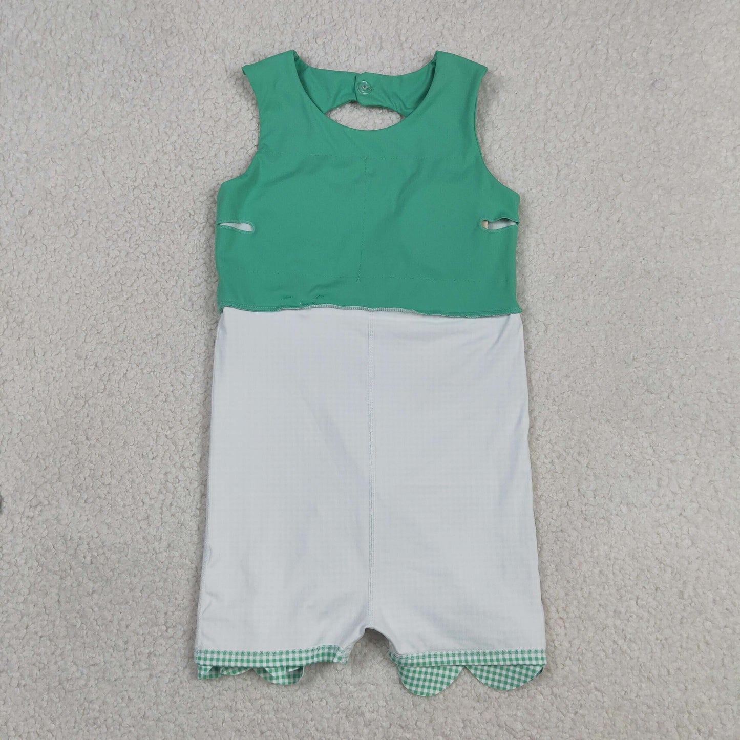 Sibling Baby Girls Bows Yoga Active Shorts Scallop Knee Length Dresses