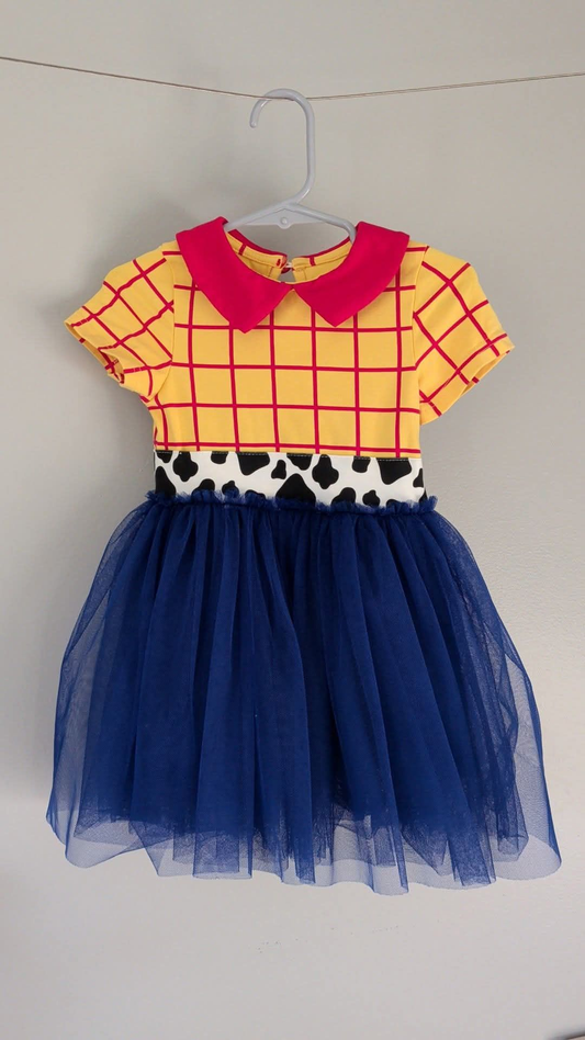 Baby Girls Princess Tassel Knee Length Dresses Preorder