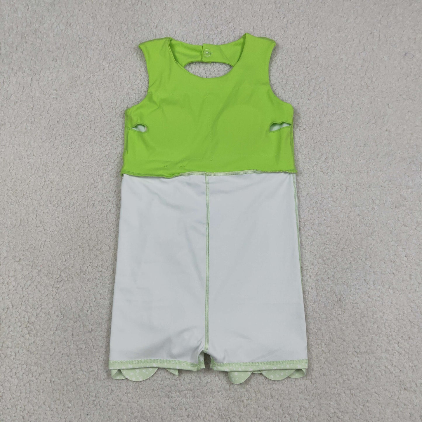 Sibling Baby Girls Bows Yoga Active Shorts Scallop Knee Length Dresses