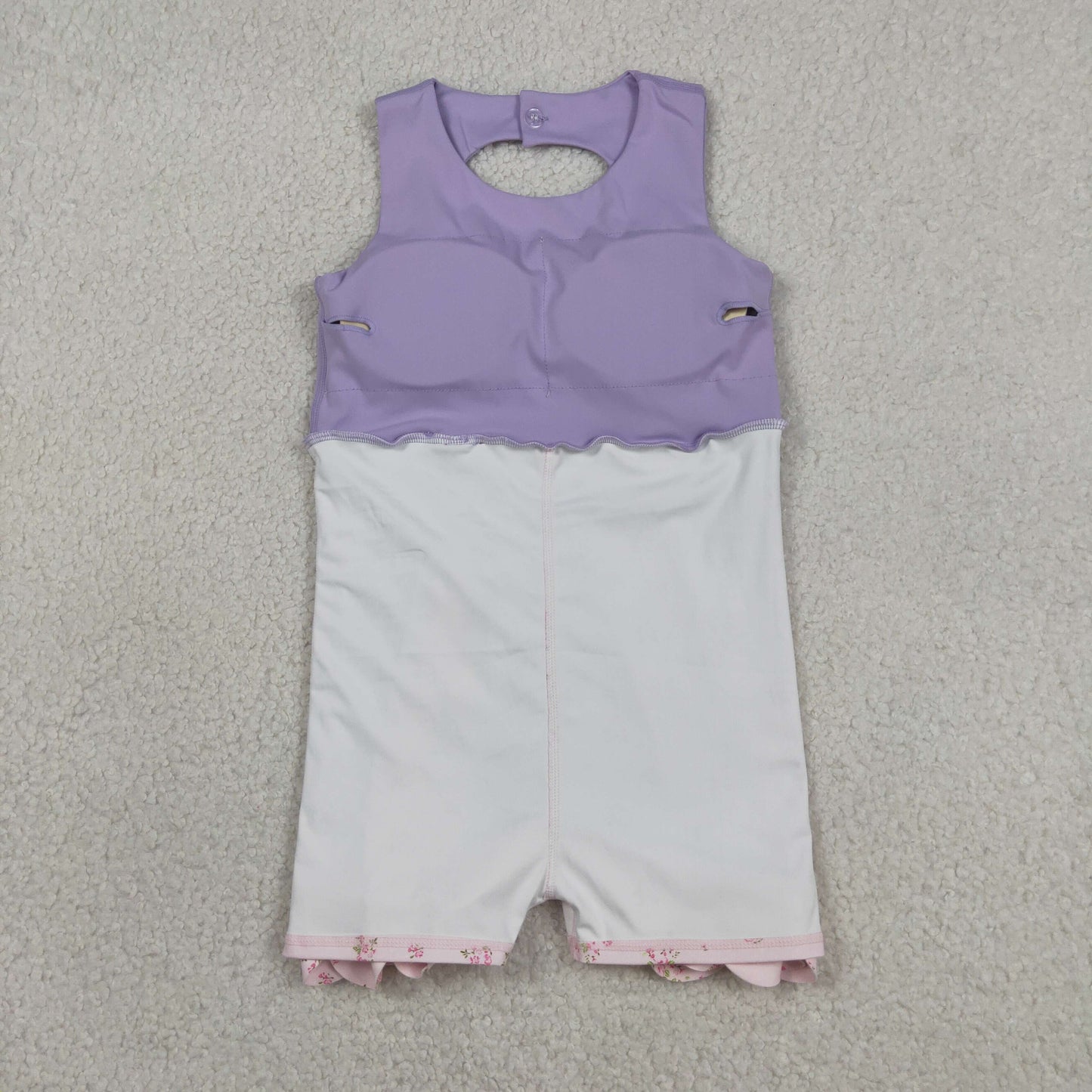 Sibling Baby Girls Bows Yoga Active Shorts Scallop Knee Length Dresses