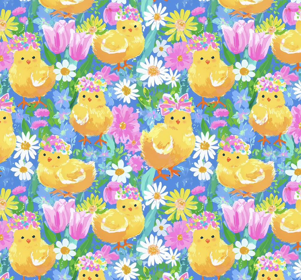 Baby Girls Flowers Chicks Vest Skirt Short Farm Yoga Active Clothes Sets Preorder