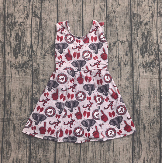Baby Girls Elephants A Team Yoga Active Shorts Knee Length Dresses Preorder