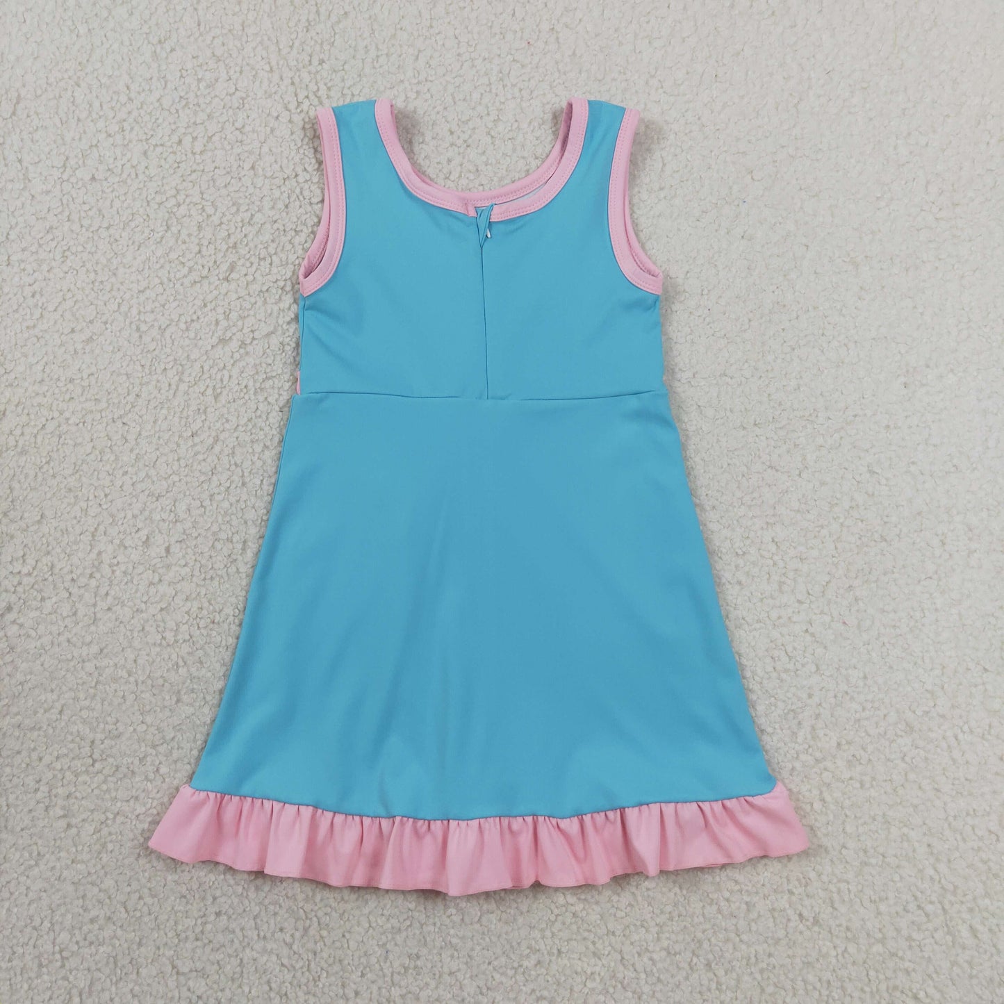Sibling Baby Girls Sleeveless Yoga Active Short Knee Length Dresses