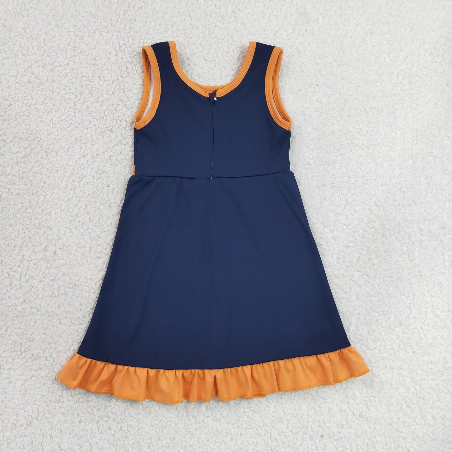 Sibling Baby Girls Sleeveless Yoga Active Shorts Ruffle Knee Length Dresses