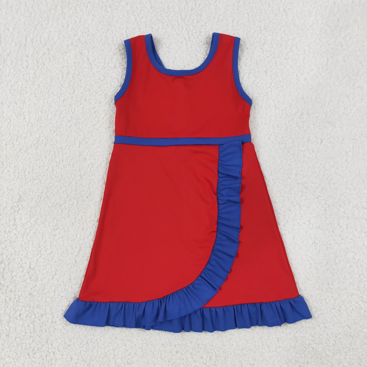 Sibling Baby Girls Sleeveless Yoga Active Short Knee Length Dresses