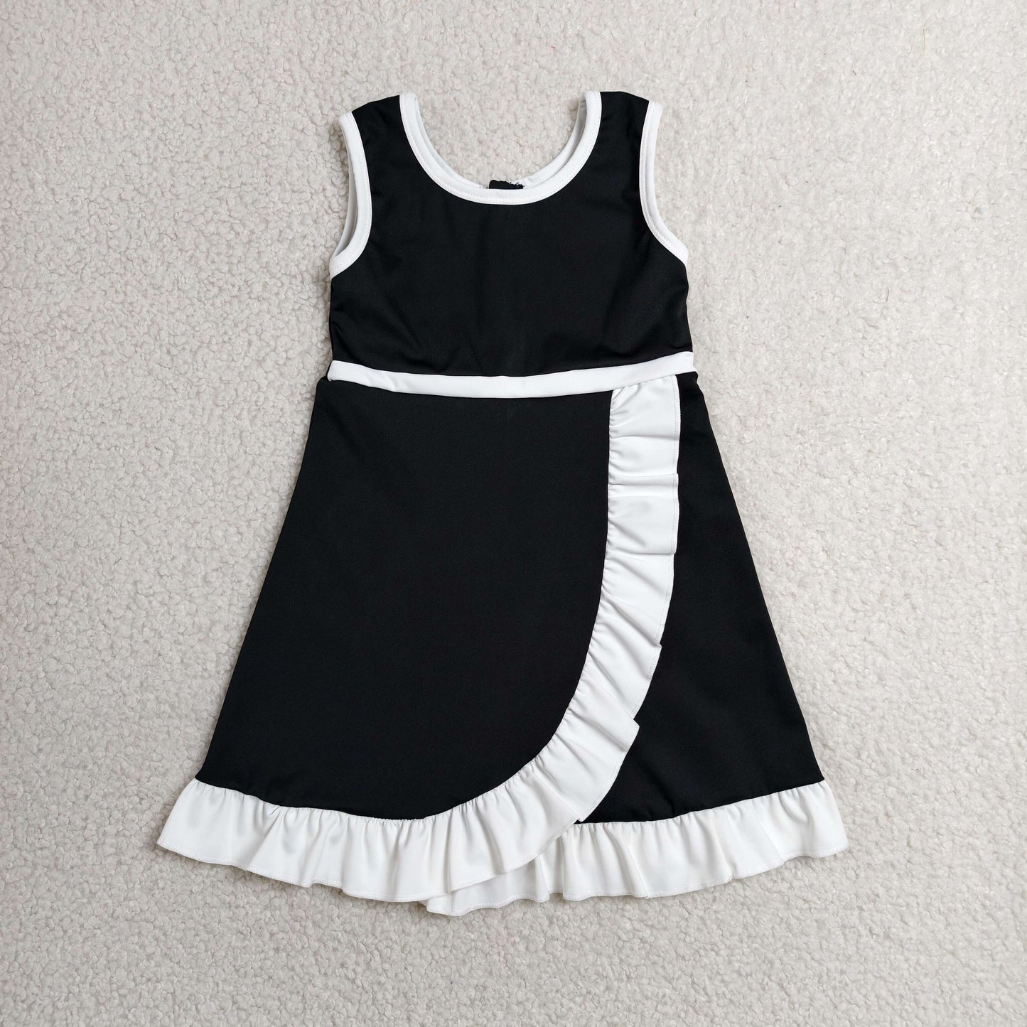 Sibling Baby Girls Sleeveless Yoga Active Short Knee Length Dresses