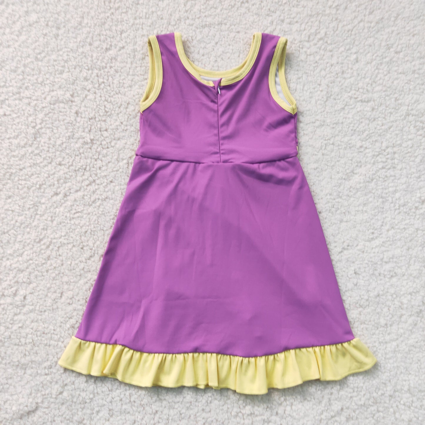 Sibling Baby Girls Sleeveless Yoga Active Short Knee Length Dresses
