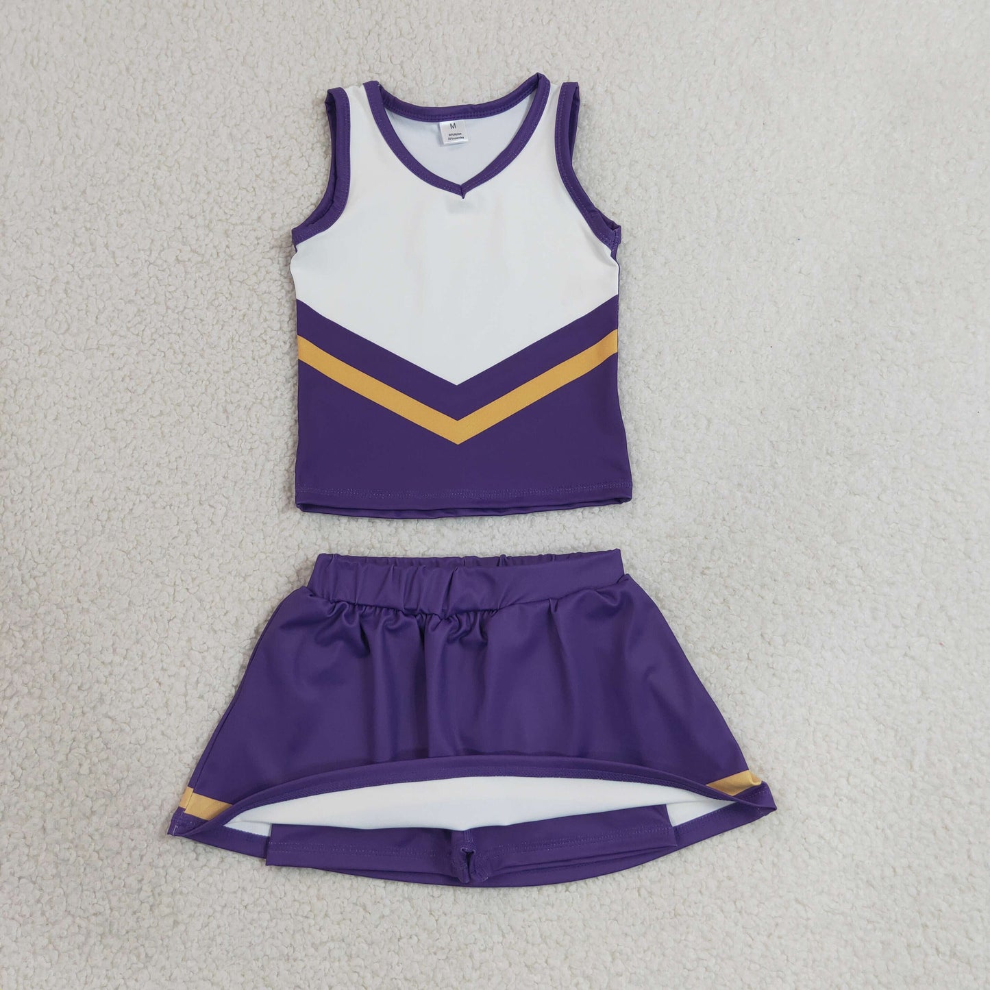 Sibling Baby Girls Sleeveless Stripe Vest Top Skirt Shorts Team Clothes Sets