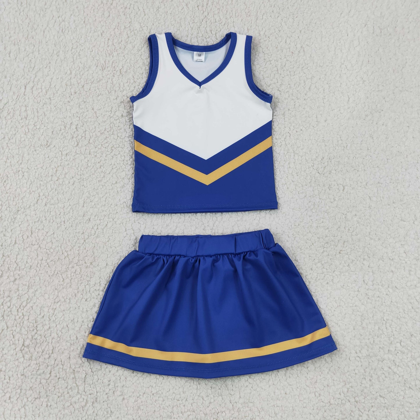Sibling Baby Girls Sleeveless Stripe Vest Top Skirt Shorts Team Clothes Sets