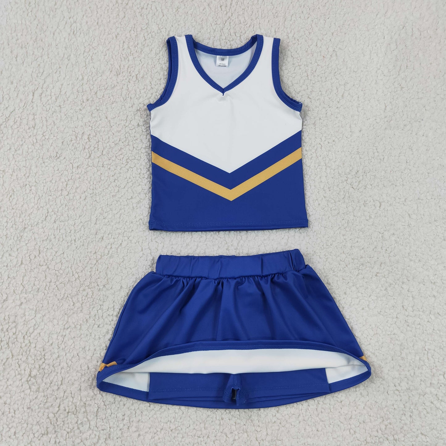 Sibling Baby Girls Sleeveless Stripe Vest Top Skirt Shorts Team Clothes Sets