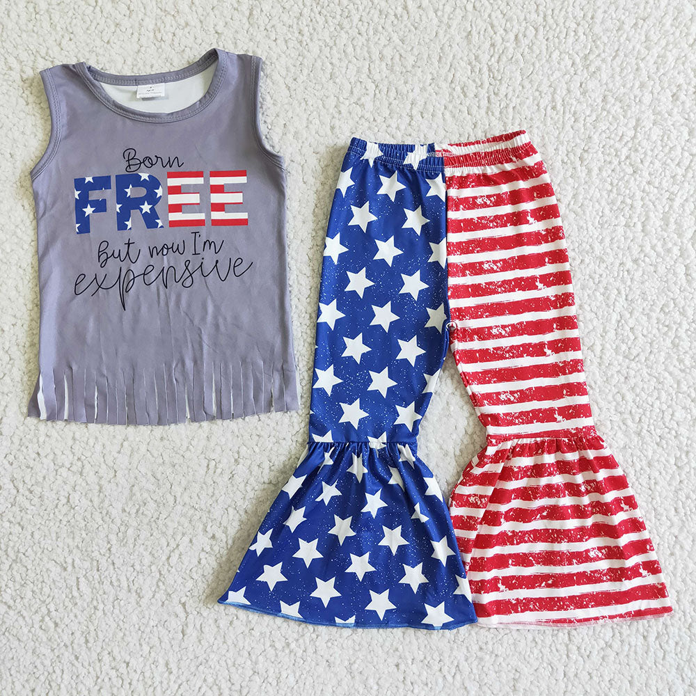 Sibling Baby Girls Boys 4th Of July Free Holiday Clothes Sets