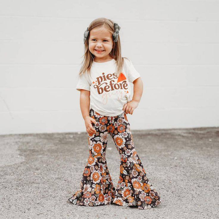 Baby Girls Pies Before Guys Shirts Bell Pants Clothes Sets