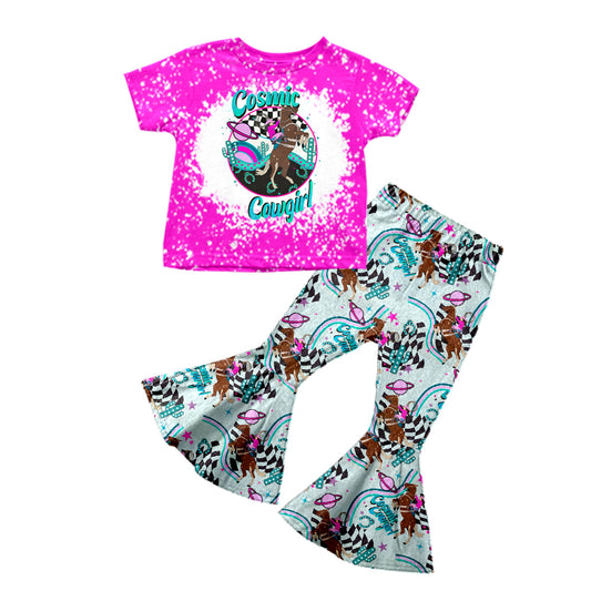 Baby Girls Cosmic Cowgirl Shirt Pants Clothing Sets preorder