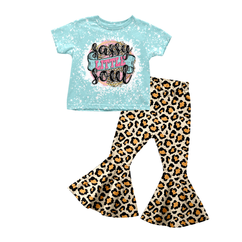 Baby Girls Sassy Little Soul Shirt Bell Pants Clothing Sets preorder