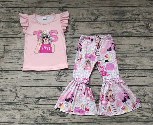 Baby Girls TS 1989 Singer Shirt Bell Pants Clothes Sets