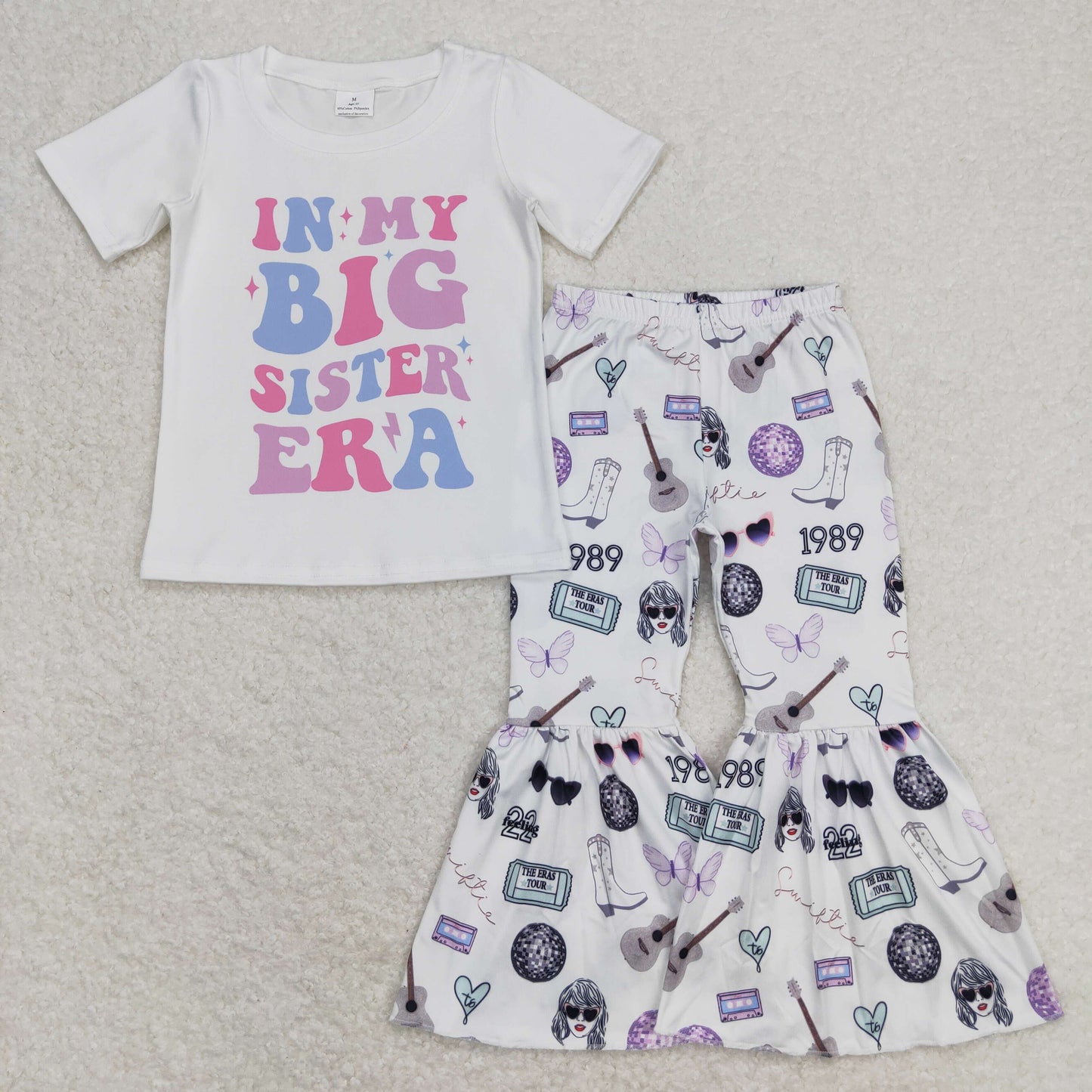 Baby Girls In My Big Sister Era Top Bell Pants Clothes Sets