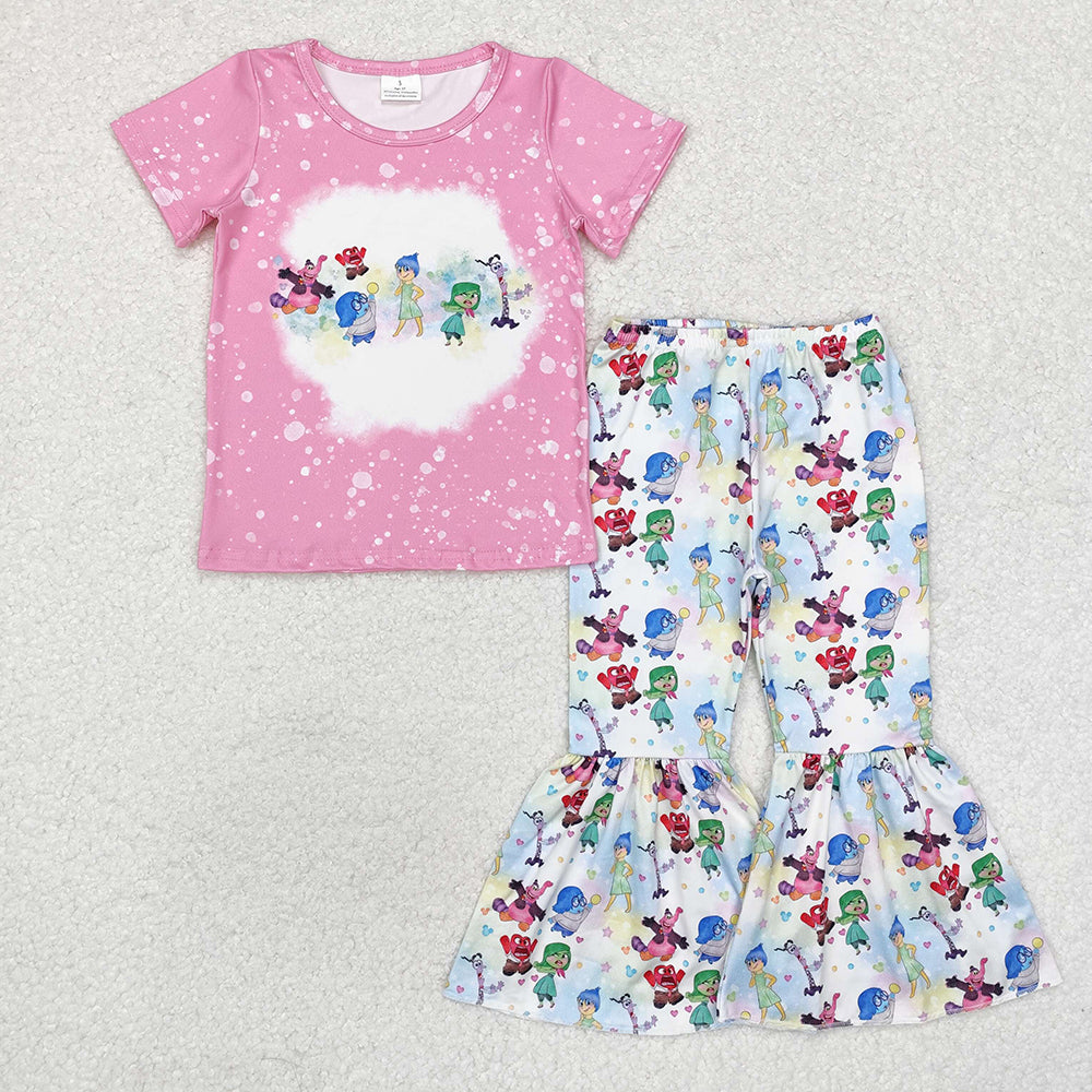 Sibling Baby Girls Outside Dresses Bell Pants Pajamas Clothes Sets